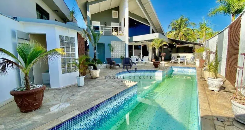 Casa com 3 dormitórios, 380 m² - venda por r$ 2.100.000,00 ou aluguel por r$ 8.720,00/mês - condomínio taubaté village - taubaté/sp