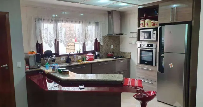 Sobrado com 3 dormitórios para alugar, 336 m² por R$ 6.800,00/mês - Jardim Guapituba - Mauá/SP