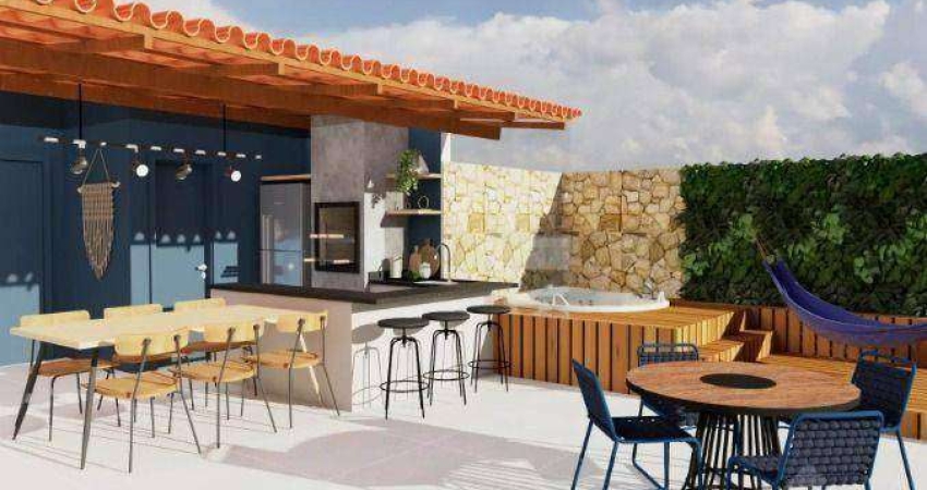 Cobertura com 3 dormitórios à venda, 160 m² por R$ 790.000,00 - Vila Bocaina - Mauá/SP
