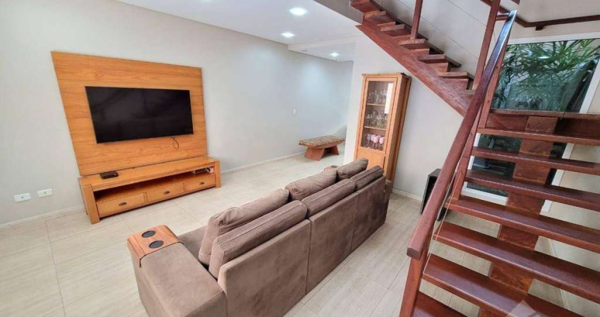 Sobrado com 3 dormitórios à venda, 128 m² - Parque São Vicente - Mauá/SP