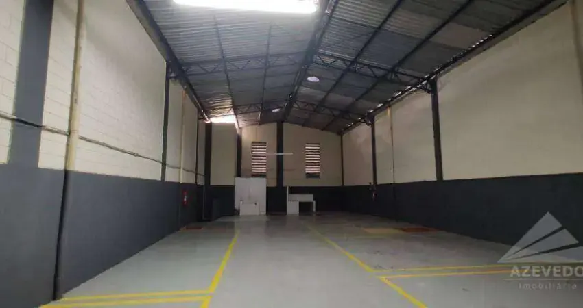 Galpão para alugar, 374 m² por r$ 7.500,00/mês - vila carlina - mauá/sp
