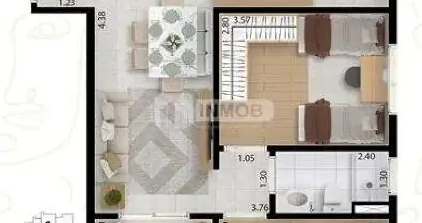 Spot residence - apartamento com 2 dorms à venda - taubaté/sp