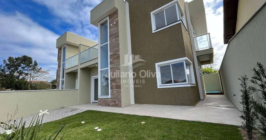 Sobrado Com 3 Dormitórios à Venda, 122 M²  - Barra do Saí - Itapoá/sc
