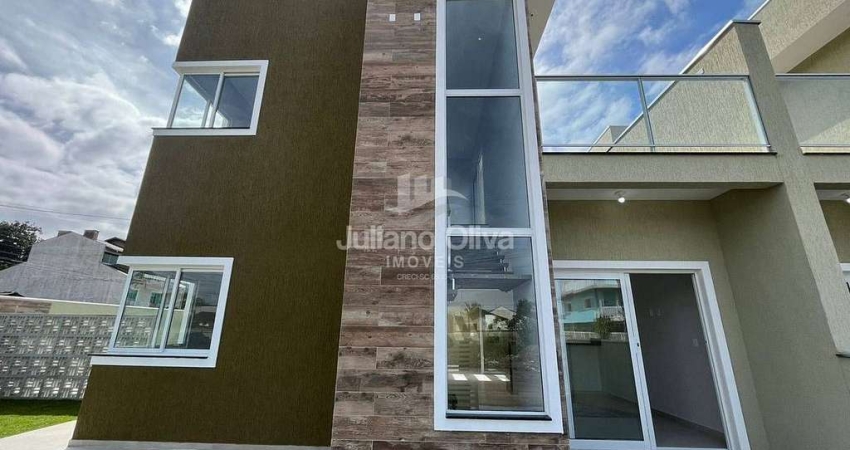 Sobrado Com 3 Dormitórios à Venda, 122 M² - Barra do Saí - Itapoá/sc