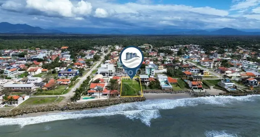 Oportunidade única! terreno exclusivo pé na areia com vista para o mar
