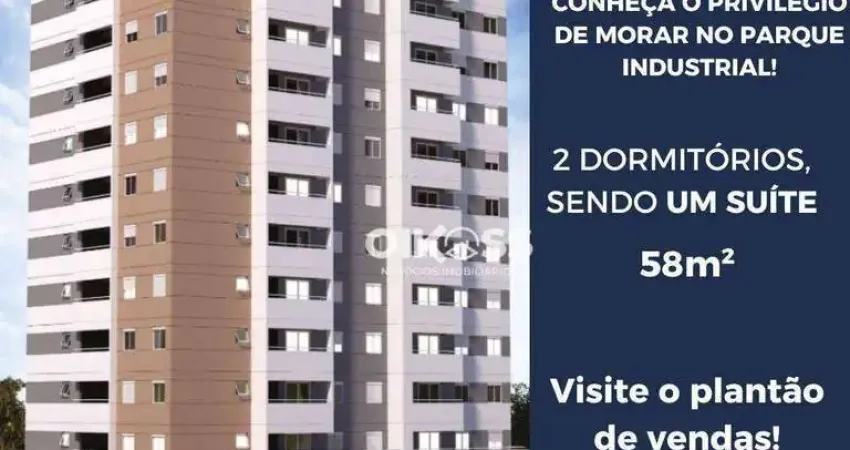 Apartamento com 2 dormitórios à venda, 58 m² por R$ 434.286,67 - Parque Industrial - São José dos Campos/SP
