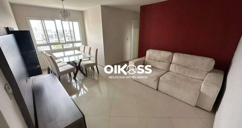 Apartamento com 3 dormitórios para alugar, 75 m² por R$ 3.975,00/mês - Jardim das Colinas - São José dos Campos/SP