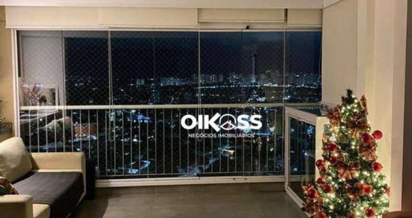 Apartamento com 2 dormitórios para alugar, 100 m² por R$ 5.933/mês - Jardim das Indústrias - São José dos Campos/SP