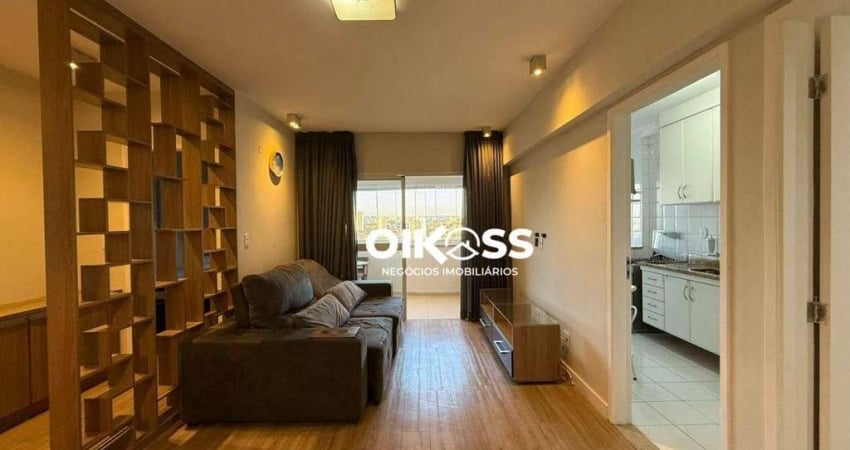 Apartamento com 1 dormitório para alugar, 60 m² por R$ 3.790,00/mês - Parque Residencial Aquarius - São José dos Campos/SP