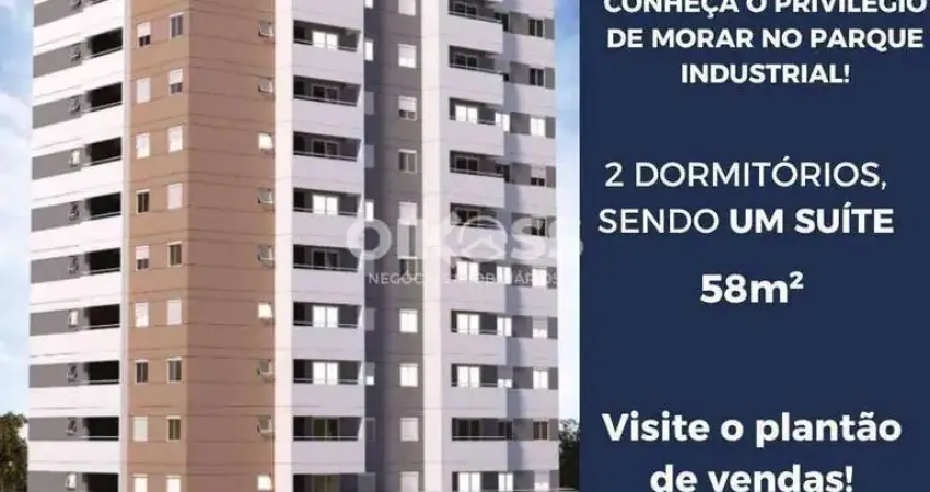 Apartamento com 2 dormitórios à venda, 58 m² por r$ 434.286,67 - parque industrial - são josé dos campos/sp