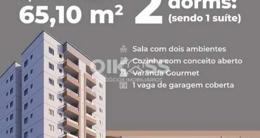 Apartamento com 2 dormitórios à venda, 65 m² por r$ 484.000,00 - parque industrial - são josé dos campos/sp