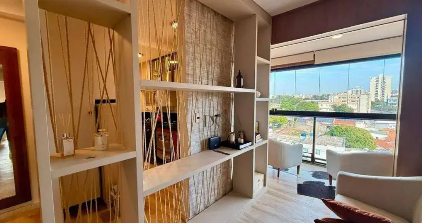 Apartamento com 2 dormitórios,uma suite à venda, 57 m² por r$ 750.000 - jardim paulistano - sorocaba/sp