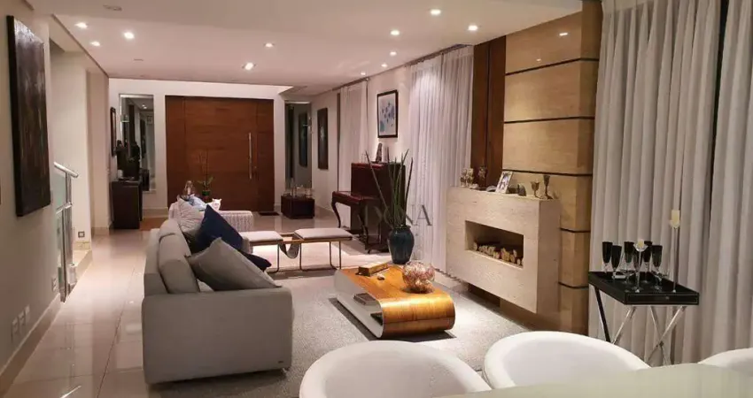 Casa com 4 dormitórios, 450 m² - venda por r$ 2.300.000,00 ou aluguel por r$ 17.310,00/mês - sunset condomínio residencial - sorocaba/sp