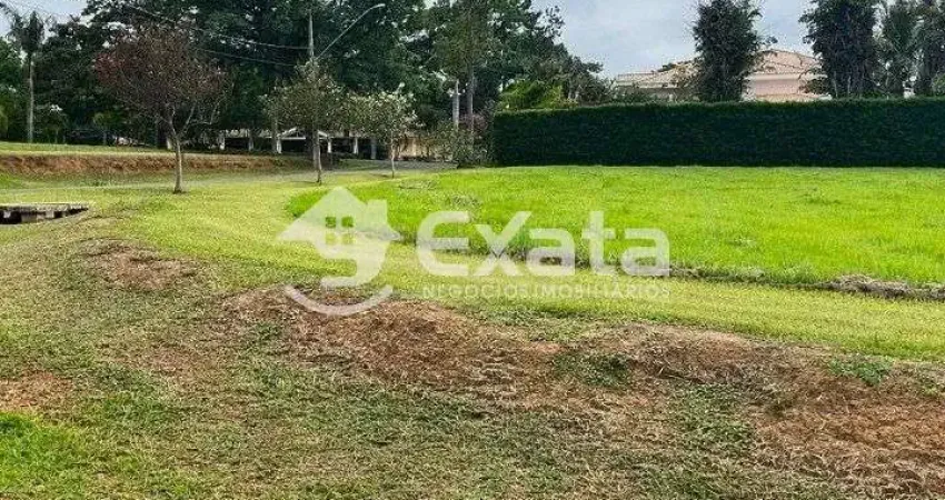 Terreno de esquina com 1.460 m2 totalmente plano no Condominio Vale do Lago em Sorocaba/SP