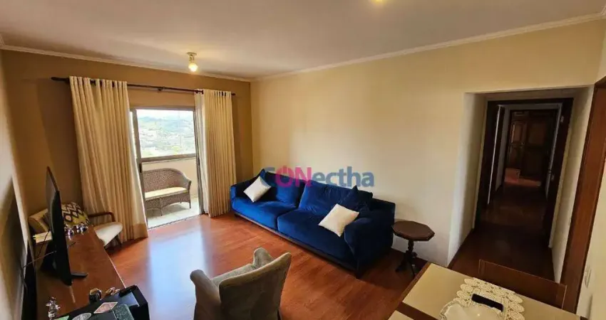 Apartamento com 3 dormitórios à venda, 110 m² por r$ 500.000,00 - edificio joão corradine - itatiba/sp