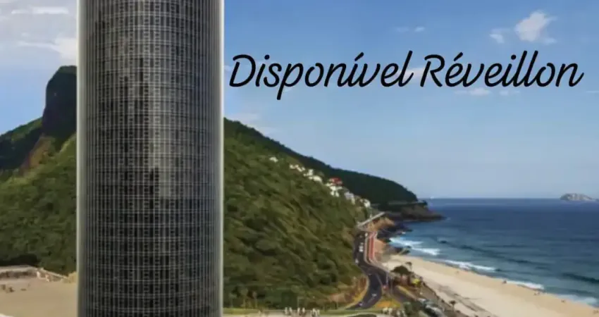 Diária de um lindo flat torre de vidro hotel frente praia são conrado