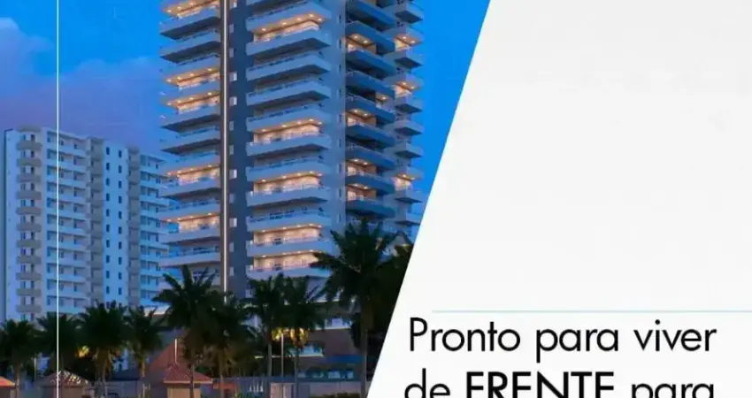 Lançamento em mongaguá residencial diamond apartamento frente mar