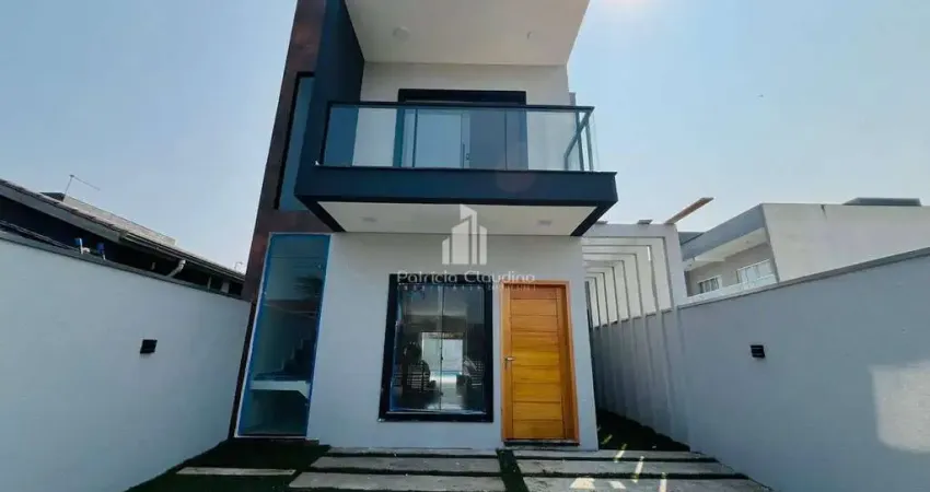 Sobrado Com 03 Dormitórios (Sendo 02 Suítes) E Piscina, Balneário Volta Ao Mundo!