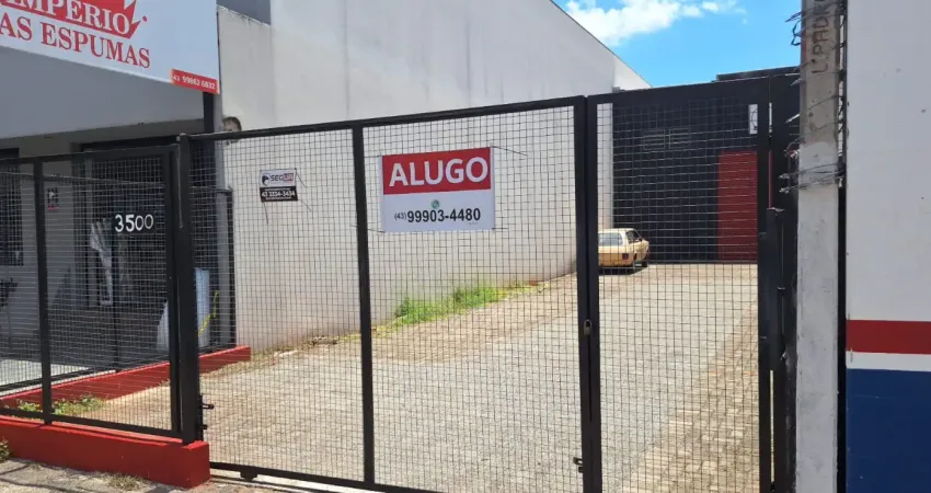 Barracão central com 150m² - ideal para oficinas, academias, lojas de ferramentas - entre ruas maranhão e santa catarina - londrina pr