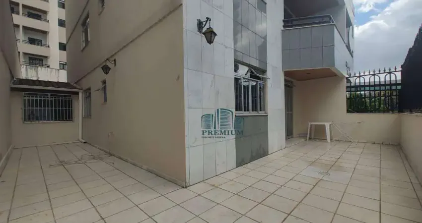 Apartamento garden com 3 quartos 1 suíte , area gigante privativa de frente e lateral à venda, 122 m² por r$ 500.000 - centro - juiz de fora/mg