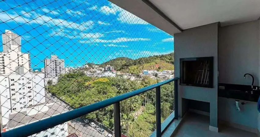Apartamento com 2 dormitórios e varanda com churrasqueira – praia brava