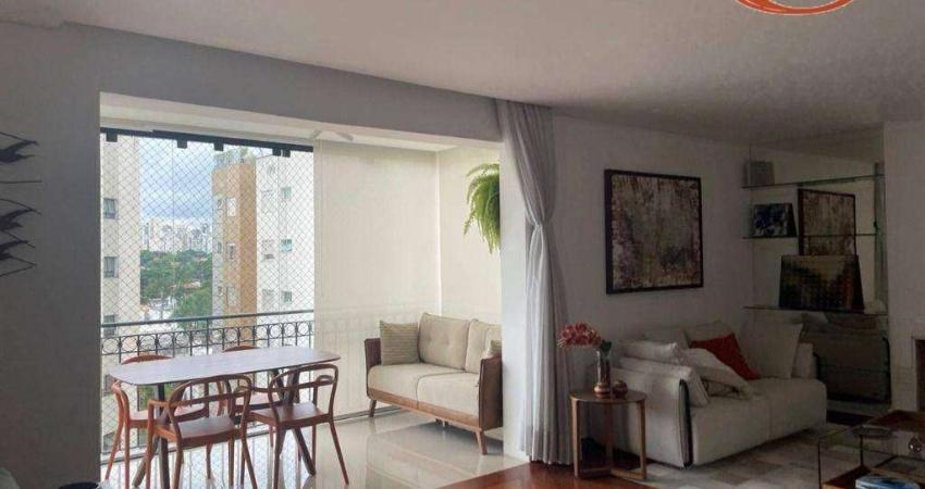 Apartamento com 4 dormitórios à venda, 200 m² por R$ 2.200.000,00 - Brooklin - São Paulo/SP