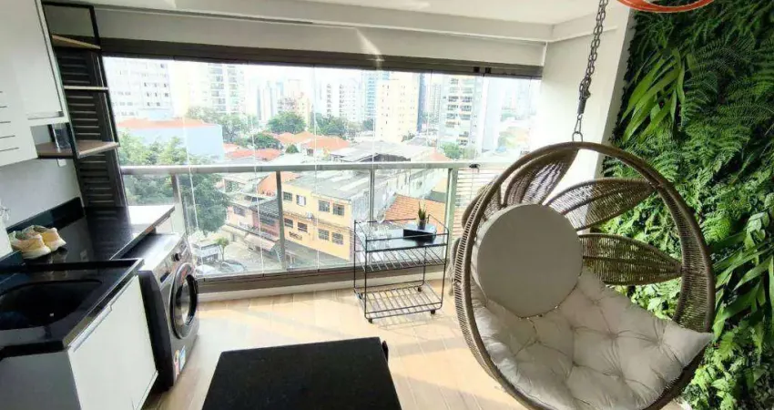 Apartamento com 2 dormitórios à venda, 75 m² por R$ 1.350.000,00 - Mirandópolis - São Paulo/SP