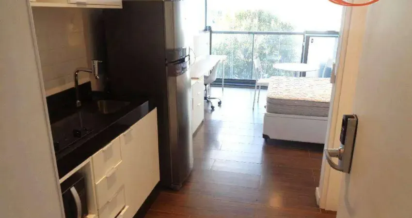Apartamento com 1 dormitório para alugar, 24 m² por R$ 3.508,00/mês - Brooklin - São Paulo/SP
