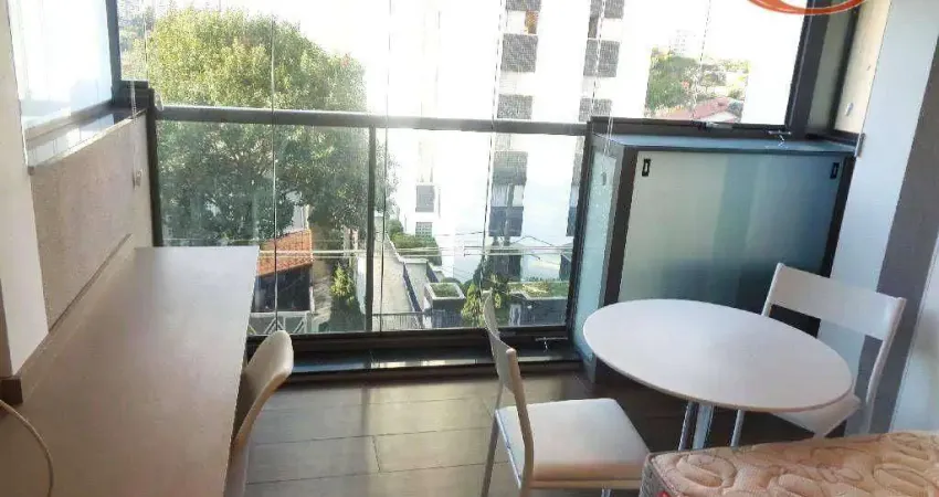 Apartamento com 1 dormitório para alugar, 24 m² por R$ 3.408,00/mês - Brooklin - São Paulo/SP