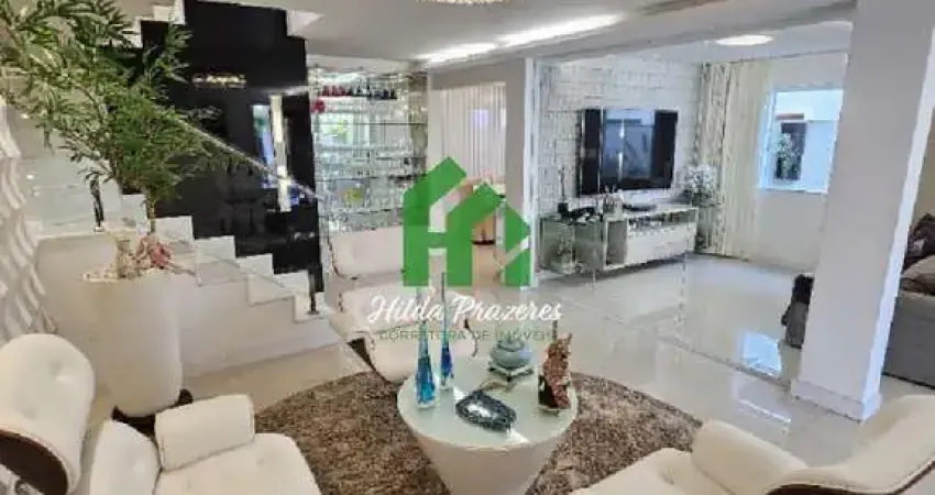 Casa em condomínio de luxo com 4 quartos e 3 suítes no parque jockey club, lauro de freitas-ba