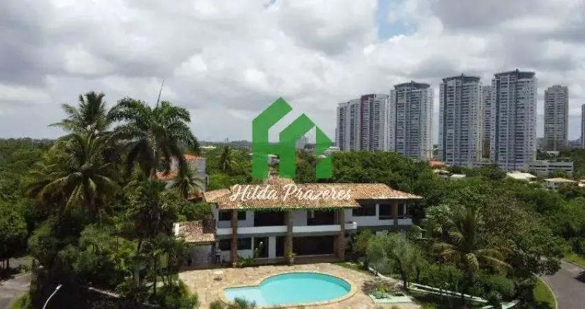 Imperdível, casa à venda no coração de patamares, com vista mar, piscina e 1.520m² de terreno.