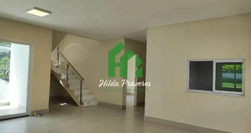 Casa de alto padrão em condomínio para locação em alphaville litoral norte i, camaçari-ba: 4 quartos, 1 suíte, 1 sala, 4 banheiros, 8 vagas de garagem, 285m².