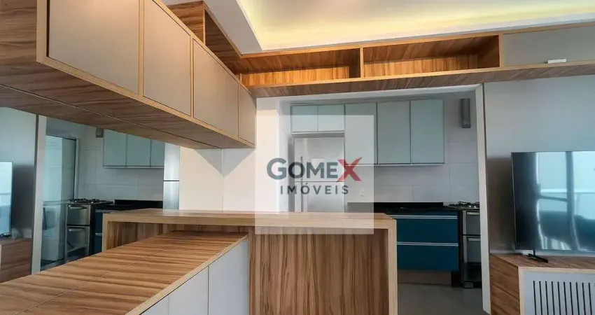 Lindo apto semi mobiliado — vila guarani | r. maracá 2 dormitórios (1 suíte)-varanda gourmet