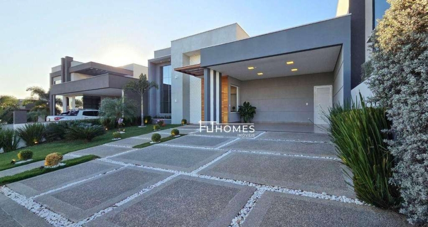 Casa com 3 dormitórios à venda, 156 m² por R$ 1.800.000,00 - Condomínio Maria José - Indaiatuba/SP