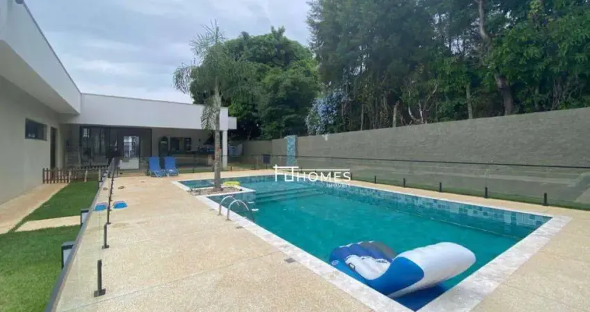 Chácara com 3 dormitórios, 1000 m² - venda por r$ 2.800.000,00 ou aluguel por r$ 17.000,00/mês - condomínio terras de itaici - indaiatuba/sp