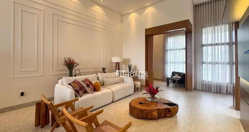 Casa com 3 dormitórios à venda, 222 m² por r$ 2.398.000 - condomínio dona lucilla - indaiatuba/sp