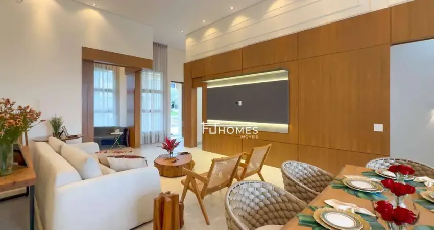 Casa com 3 dormitórios à venda, 222 m² por r$ 2.398.000,00 - condomínio dona lucilla - indaiatuba/sp