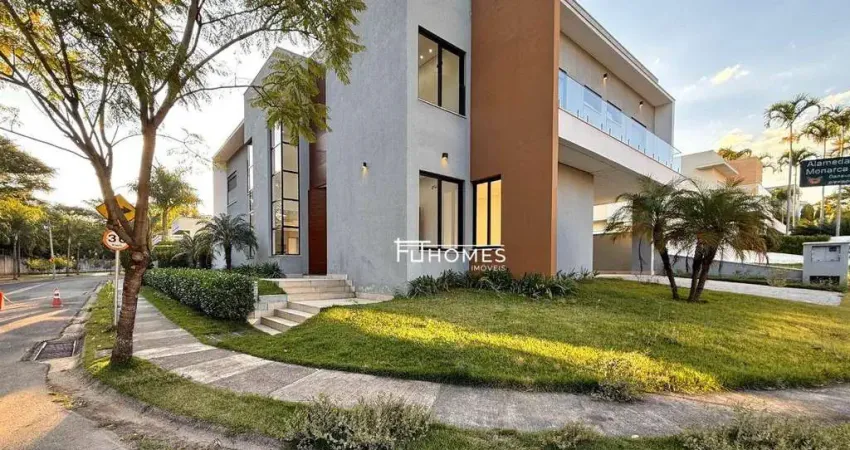 Sobrado com 4 dormitórios, 346 m² - venda por r$ 3.685.000,00 ou aluguel por r$ 19.010,00/mês - condomínio santa clara - indaiatuba/sp