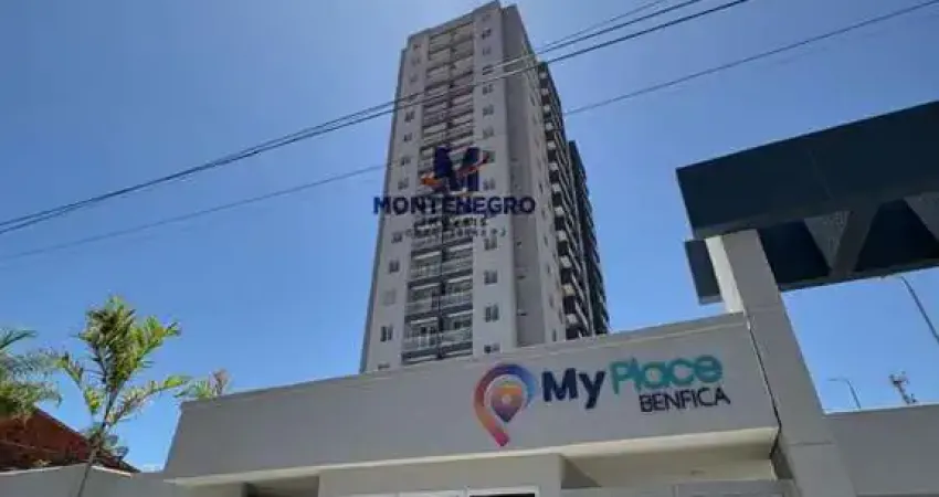 Apartamento para venda em fortaleza, benfica, 1 dormitório, 1 suíte, 1 banheiro, 2 vagas