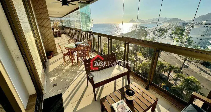 Punta del mar , frente mar - 4 quartos à venda, 190 m² por r$ 2.750.000 - piratininga - niterói/rj