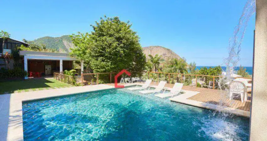 Casa com 5 dormitórios à venda, 600 m² por r$ 6.499.000,00 - itacoatiara - niterói/rj