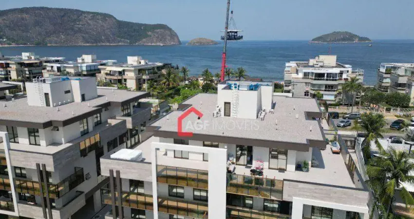 Cobertura com 4 suítes à venda, 322 m² por r$ 4.450.000 - triunfo camboinhas, niterói/rj