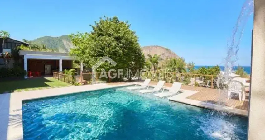 Casa com 5 dormitórios à venda, 600 m² por r$ 6.499.000,00 - itacoatiara - niterói/rj