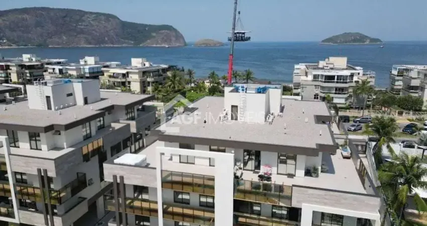 Cobertura com 4 suítes à venda, 322 m² por r$ 4.450.000 - triunfo camboinhas, niterói/rj