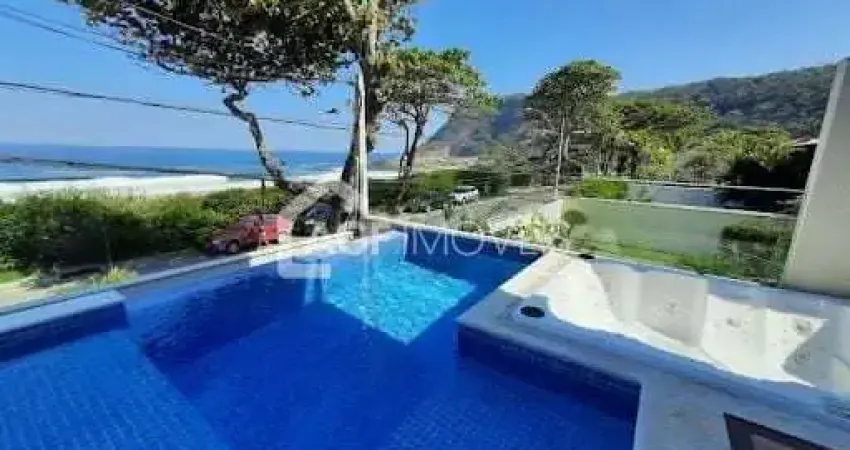 Casa frente mar com 05 suítes à venda por r$ 13.900.000 - itacoatiara - niterói/rj