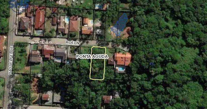 Terreno à venda na Rua Koeln, 180, Ponta Aguda, Blumenau