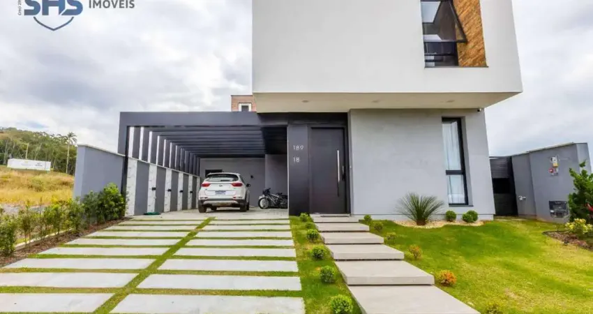 Casa com 3 dormitórios à venda, 326 m² por r$ 3.600.000,00 - ponta aguda - blumenau/sc