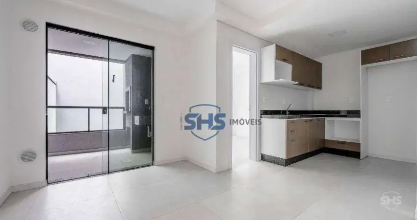 Apartamento com 1 dormitório para alugar, 45 m² por R$ 2.140,00/mês - Velha - Blumenau/SC