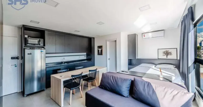 Apartamento com 1 dormitório para alugar, 33 m² por r$ 2.800,00/mês - itoupava seca - blumenau/sc