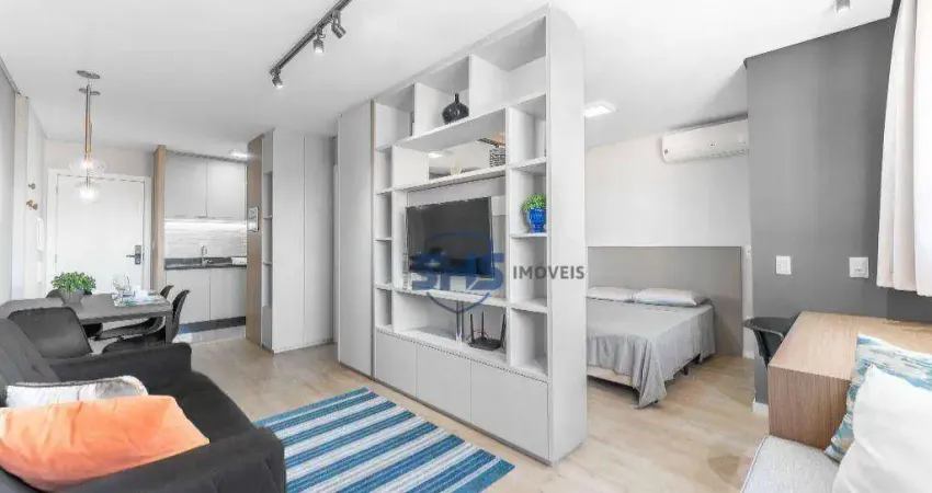 Apartamento com 1 dormitório para alugar, 47 m² por R$ 2900,00 aluguel - Velha - Blumenau/SC